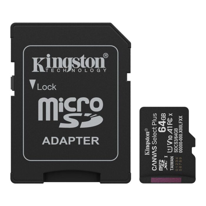 3d32gb.jpg Memoria microSD Kingston Canvas 32gb 100 mb/s