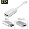 Adaptador USB-C a DisplayPort DP Hembra – Video 4K