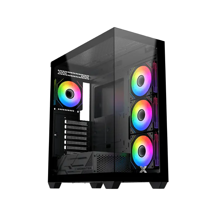 BLAST.webp Gabinete Gamer Xigmatek Blast con 4 Fanes ARGB