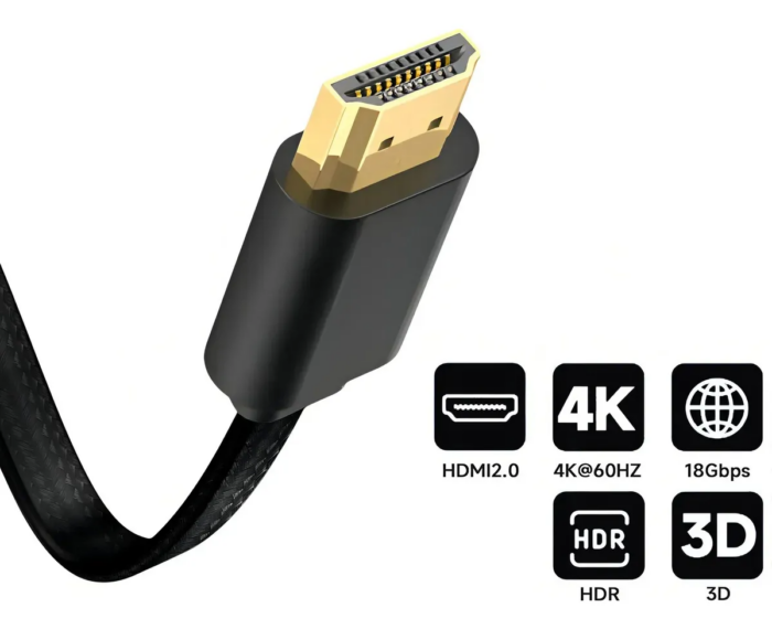 Cable HDMI Premium 4K 2.0 3 Metros HDR eARC