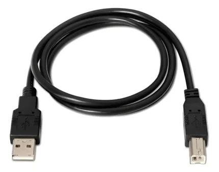CABLEIMPRESORA5M.webp Cable Usb 2.0 5mts Para Impresora Y Escáner Usb A/b Negro