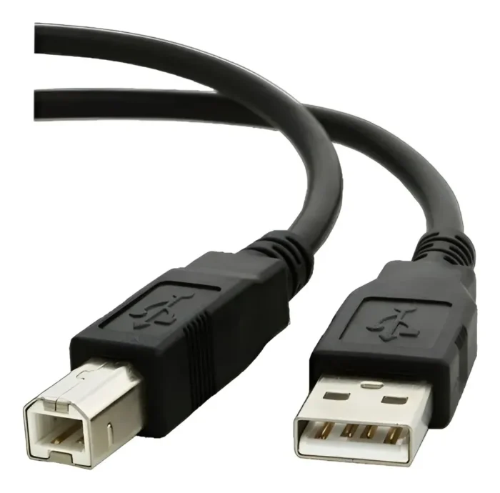 CABLEIMPRESORA5Ma.webp Cable Usb 2.0 5mts Para Impresora Y Escáner Usb A/b Negro