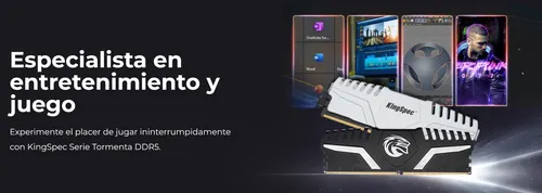 DDR55.png Memoria DDR5 16gb 5600mhz KingSpec Para Pc - Gamer