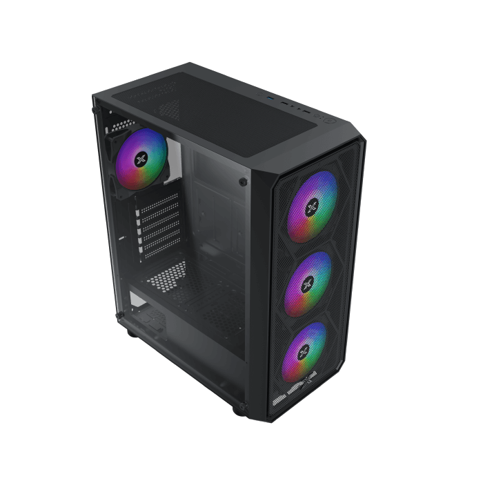 DUO-XA.png Gabinete Gamer Xigmatek Duo X con 4 Fanes RGB