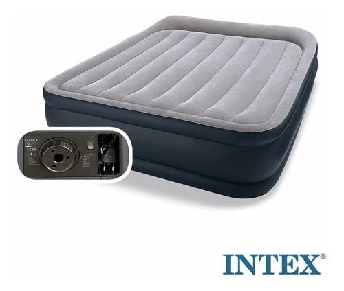 D_626098-MLU31243462208_062019-O.jpg Colchon Sommier Intex Inflable Auto Inflable 2 Plazas 220v