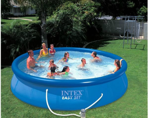 Piscina Gomon Intex 3900lts 305 X 76mts Bomba Y Filtro Inc