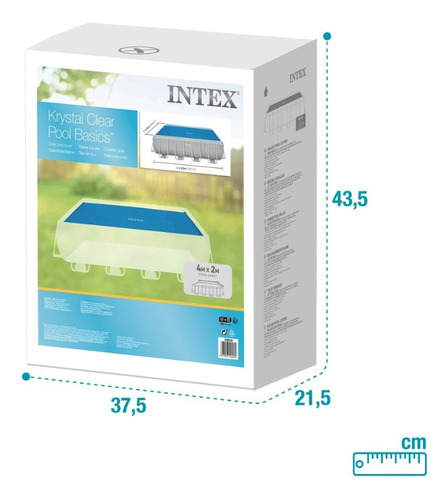 D_638429-MLU71738320244_092023-O.jpg Cobertor Solar Rectangular Termico Intex Para Piscina 4x2m