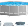 Piscina Intex 16.800l 457x122 Piso Cobertor Bomba+ 2 Regalos