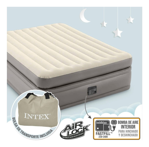 D_661659-MLU71789143381_092023-O.jpg Colchon Inflable 2 Plazas Intex Autoinflable 220v.