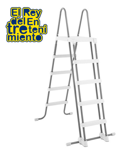 D_685445-MLU75125271723_032024-O.jpg Piscina Estructural Rectangular Intex 26364 Con Capacidad De 31805 Litros De 732cm De Largo X 366cm De Ancho Gris Oscuro Dise?o Mosaico