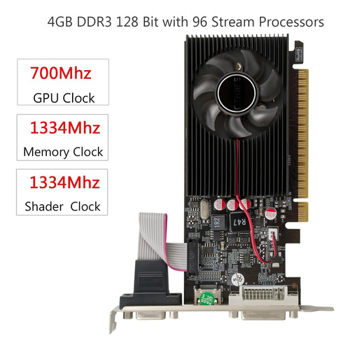 Tarjeta De Video Nvidia Ge Force Gt 730 4gb Juegos Diseño