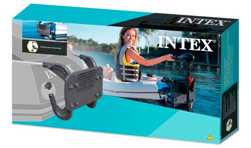 Soporte Motor Para Bote Intex Fuera Borda Base Aluminio