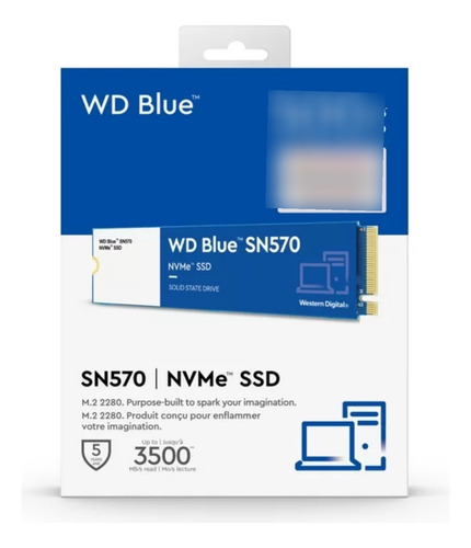D_704373-MLA71941146977_092023-O.jpg Disco Solido Ssd Western Wd 500gb Nvme Pcie M2 Blue Sn570