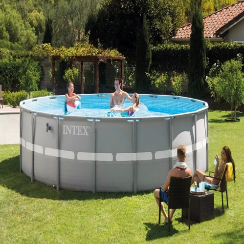 Piscina Intex 457 X 107cm 14614 Lts Prisma Frame Completa