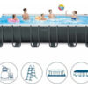 D_733206-MLU70031864355_062023-O.jpg Piscina Estructural Rectangular Intex 26364 Con Capacidad De 31805 Litros De 732cm De Largo X 366cm De Ancho Gris Oscuro Dise?o Mosaico