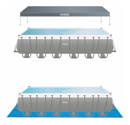 Piscina Intex Ultra Xtr 32.000l 732x366x132 Mega Piscina