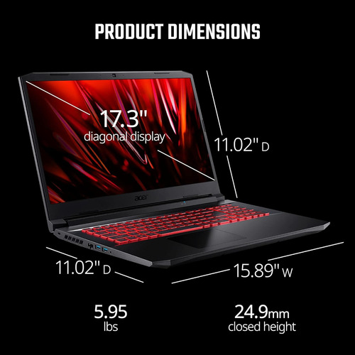 D_758038-MLU73454484012_122023-O.jpg Notebook Gamer Acer I7-11800h 32gb 512gb 17.3 144hz Rtx3050t