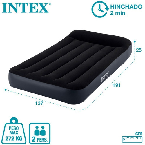 D_763038-MLU52650486171_112022-O.jpg Colchon Sommier Intex Autoinflable 1 Plaza Y Media 220v