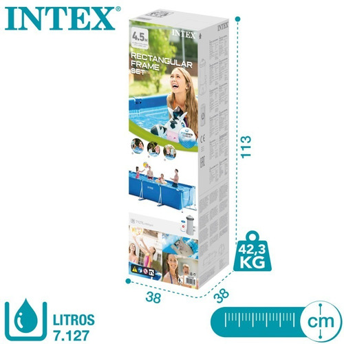 D_763470-MLU48063880850_102021-O.jpg Piscina Rectangular Intex 7200lts 4.5 X 2.2mts Bomba Filtro.