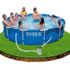D_764518-MLU30757498210_052019-O.jpg Piscina Intex 4500lts Linea Prisma Frame. C/bomba Y Filtro