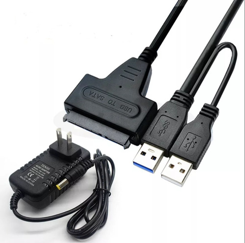 Adaptador Disco Sata A Usb Pc Notebook Ssd A Usb 2.0 3.0