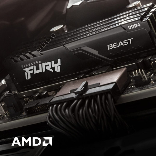 D_779813-MLU73290585531_122023-O.jpg Memoria Ram Fury Beast Ddr4 Gamer Color Negro 16gb 1 Kingston Kf426c16bb1/16