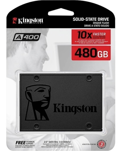 D_788224-MLU70064739785_062023-O.jpg Disco Solido Interno Kingston Sa400s37/480g Sata Iii 480gb Negro