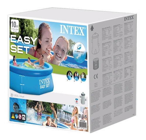 Piscina Gomon Intex 3900lts 305 X 76mts Bomba Y Filtro Inc