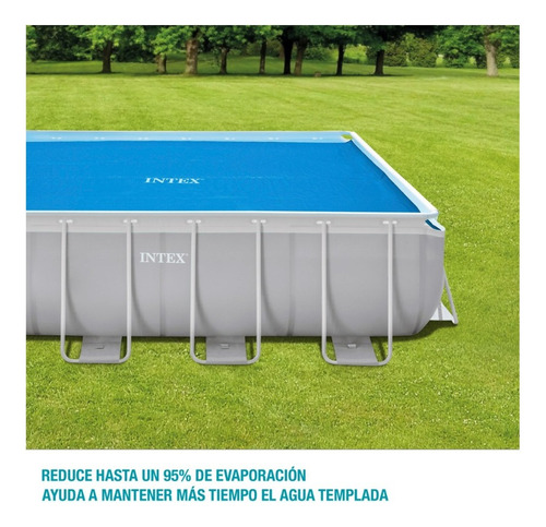 D_811547-MLU71738465026_092023-O.jpg Cobertor Solar Rectangular Termico Intex Para Piscina 4x2m