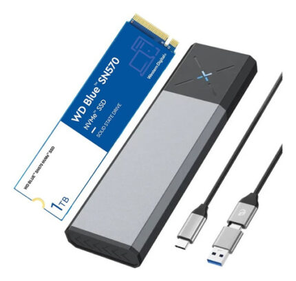 Disco Solido Externo Kingspec 1tb Metalico Resistente Usb Y Usb-c