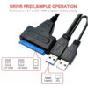 Adaptador Disco Sata A Usb Pc Notebook Ssd A Usb 2.0 3.0