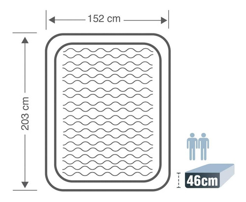 D_820483-MLU51527668568_092022-O.jpg Colchon Sommier Intex Autoinflable Queen Size 220v