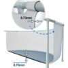 Mega Piscina 32.000lts 7.32 X 3.66 X 1.32mts De Profundidad