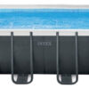 D_841685-MLA74782663611_022024-O.jpg Piscina Estructural Rectangular Intex 26364 Con Capacidad De 31805 Litros De 732cm De Largo X 366cm De Ancho Gris Oscuro Dise?o Mosaico