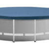 D_842141-MLA46144254391_052021-O.jpg Piscina Estructural Redonda Intex 26726 Con Capacidad De 16805 Litros De 457cm De Di?metro Gris Claro Dise?o Mosaico