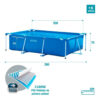 D_860375-MLU72943512631_112023-O.jpg Piscina Rectangular Intex 3 X 2 X 0.76mts Pocas Unidades!!