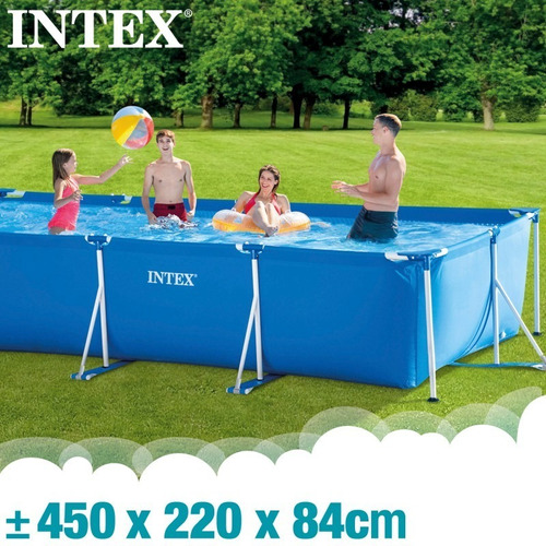 D_861160-MLU48063825811_102021-O.jpg Piscina 28274 Rectangular Intex 7200lts 4.5mts X 2.2mts Regalos