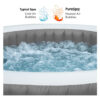 D_861251-MLU74776058975_022024-O.jpg Spa Hidromasaje Inflable Intex Greywood Deluxe 6 Personas