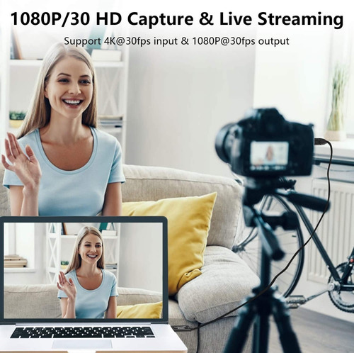D_880536-MLU49949194361_052022-O.jpg Capturadora HDMI a USB Full HD | Especial para Streaming