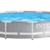 D_891874-MLA74110475636_012024-O.jpg Piscina Estructural Redonda Intex 26712 Con Capacidad De 6503 Litros De 366cm De Di?metro Gris Claro Diseño Mosaico