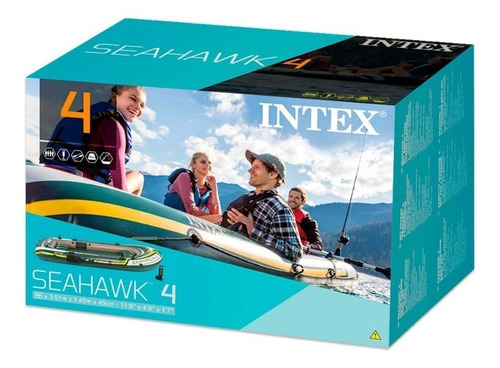 D_897398-MLA51720532496_092022-O.jpg Bote Gomon Intex Seahawk 4 Personas Remos E Inflador Kayak