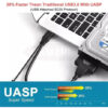 Adaptador Disco Sata A Usb Pc Notebook Ssd A Usb 2.0 3.0