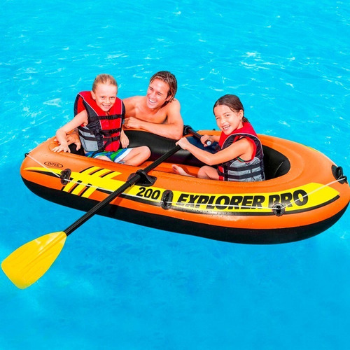 D_927123-MLU51717102670_092022-O.jpg Bote Inflable Gomon Intex Explorer Pro 200 Inflador Y Remo