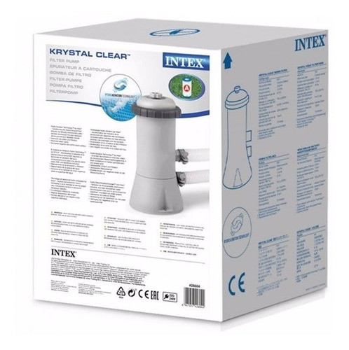 Bomba Intex Original 3785 Lts/h Inc Mangueras Y Filtro