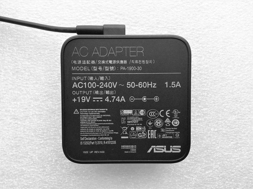 D_930889-MLU76357786928_052024-O.jpg Cargador Asus Original 19v 4.74a 4.5mm Notebook