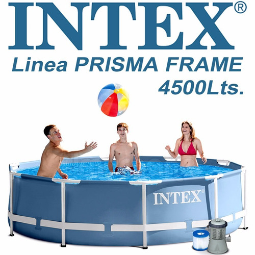 D_932139-MLU26378159360_112017-O.jpg Piscina Intex 4500lts Linea Prisma Frame. C/bomba Y Filtro