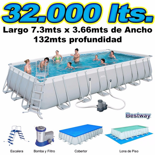 D_942078-MLU26376060698_112017-O.jpg Mega Piscina 32.000lts 1.32mts Profundidad Super Completa!!!