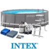 Piscina Intex Tope De Gama Ultra Frame 19185lts 488x122