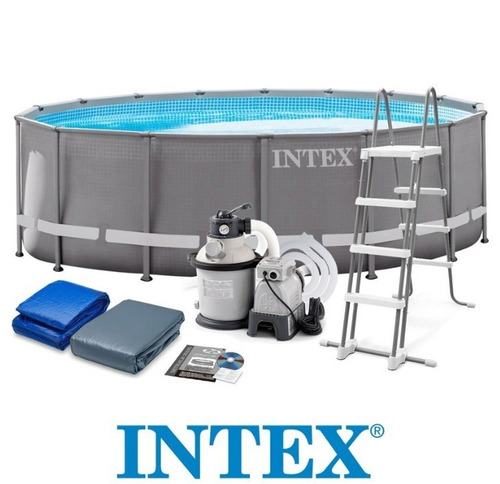 Piscina Intex Tope De Gama Ultra Frame 19185lts 488x122