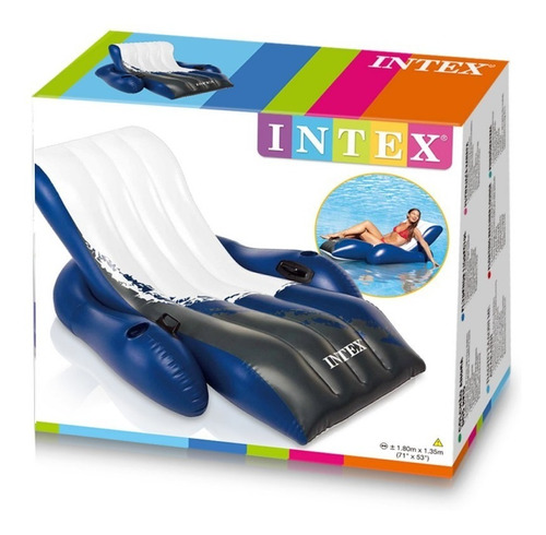 D_947476-MLU52664684351_112022-O.jpg Silla Inflable Intex De Agua River Run - 180x135 Cm